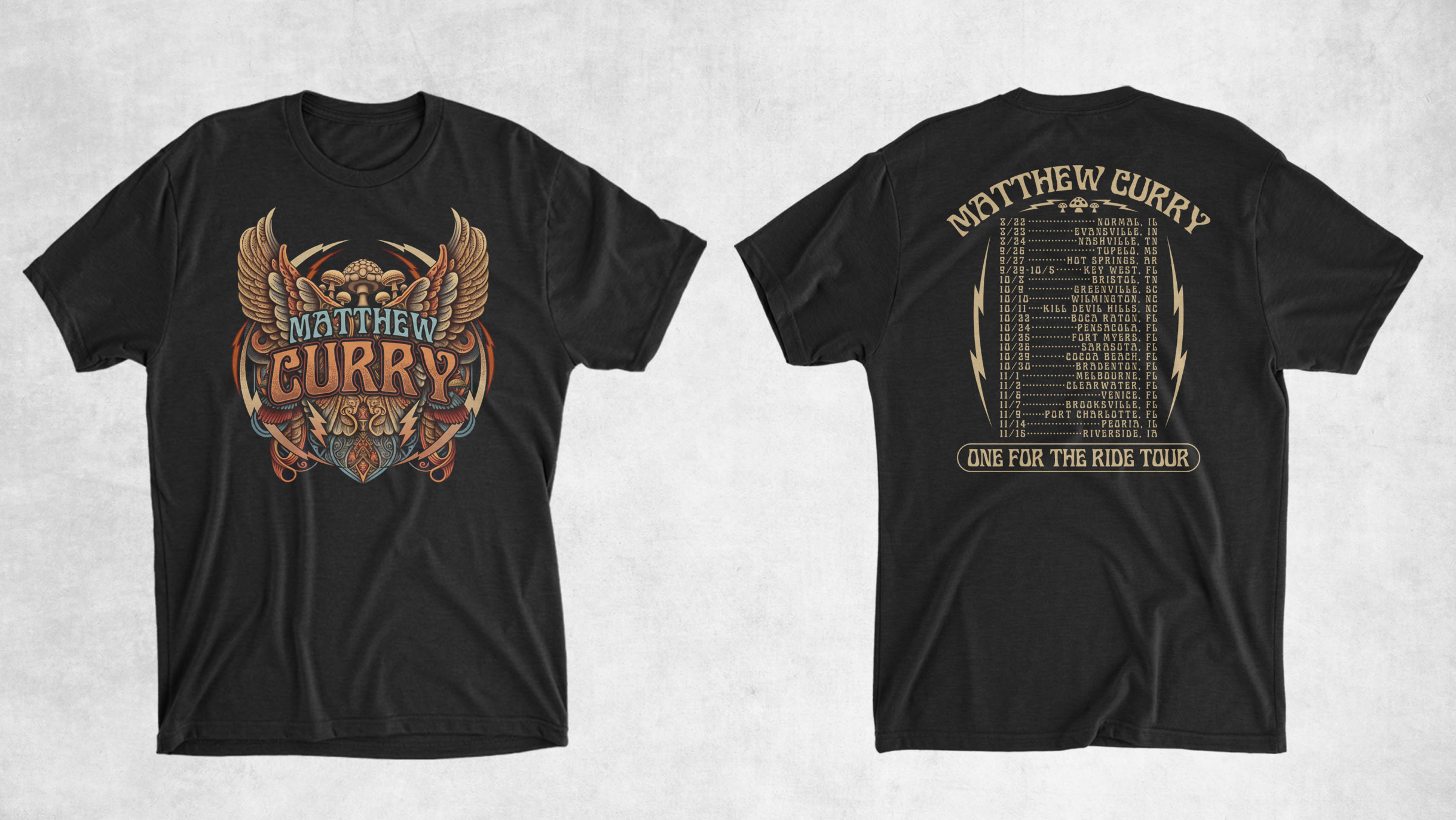 "One for the Ride Tour" Short Sleeve T-shirt